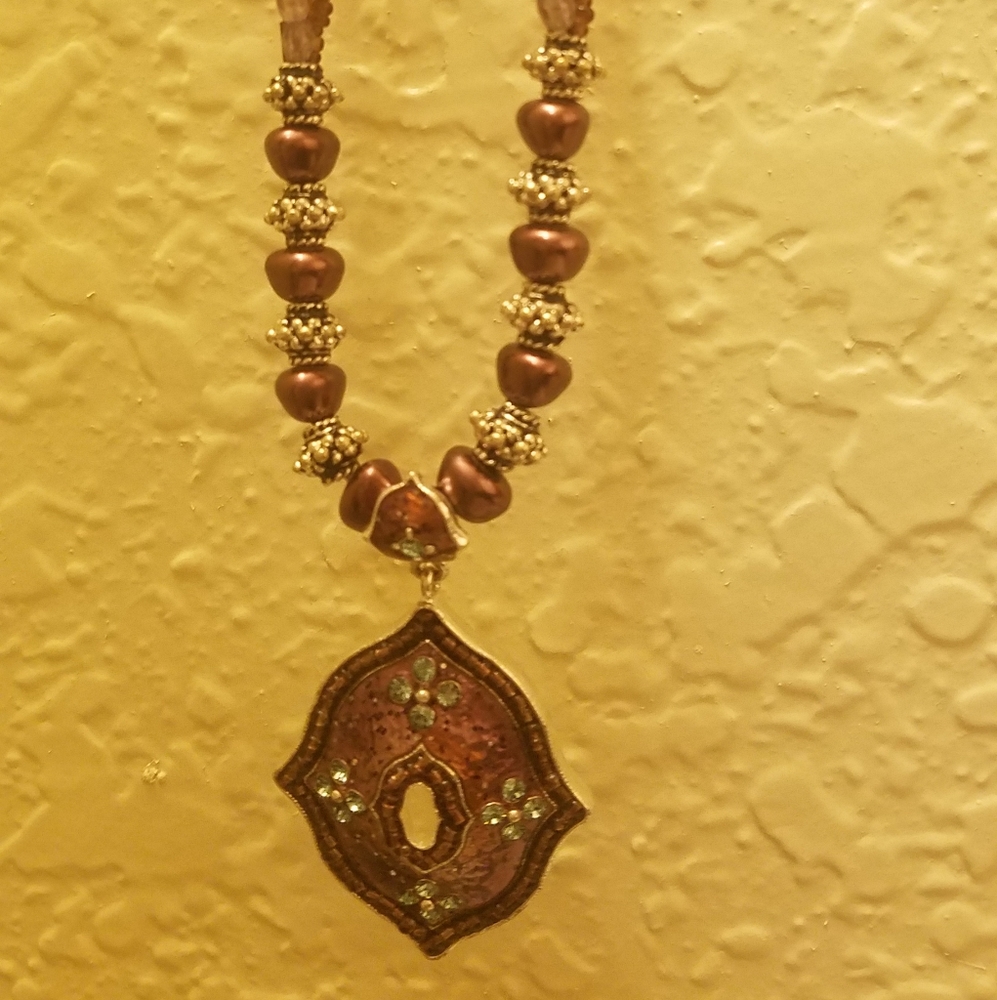 Purple Pendant Neckalace